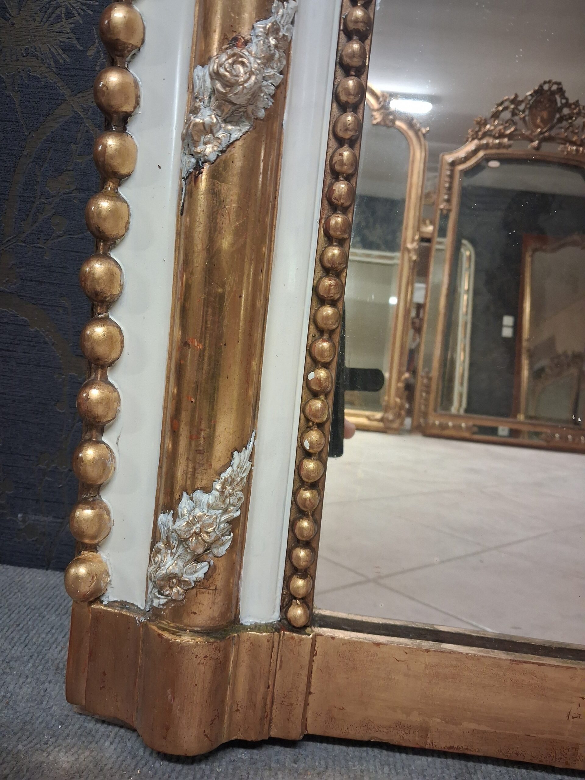 Miroir époque louis Philippe 186 x 145 – Image 8