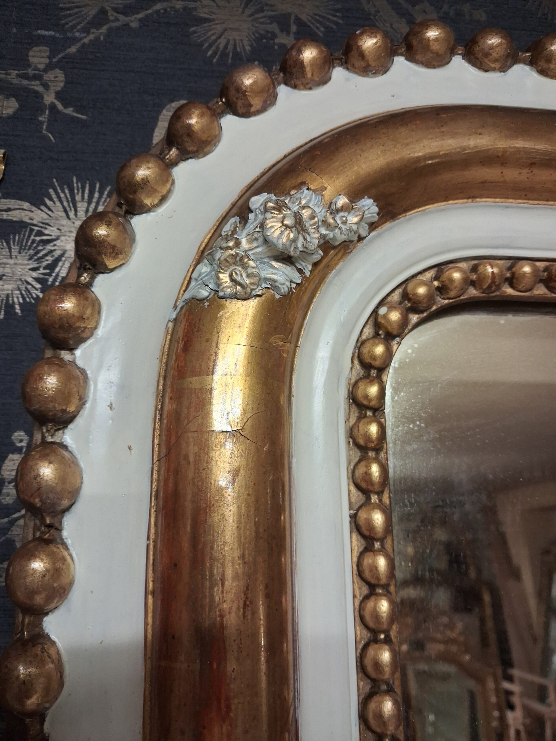 Miroir époque louis Philippe 186 x 145 – Image 5