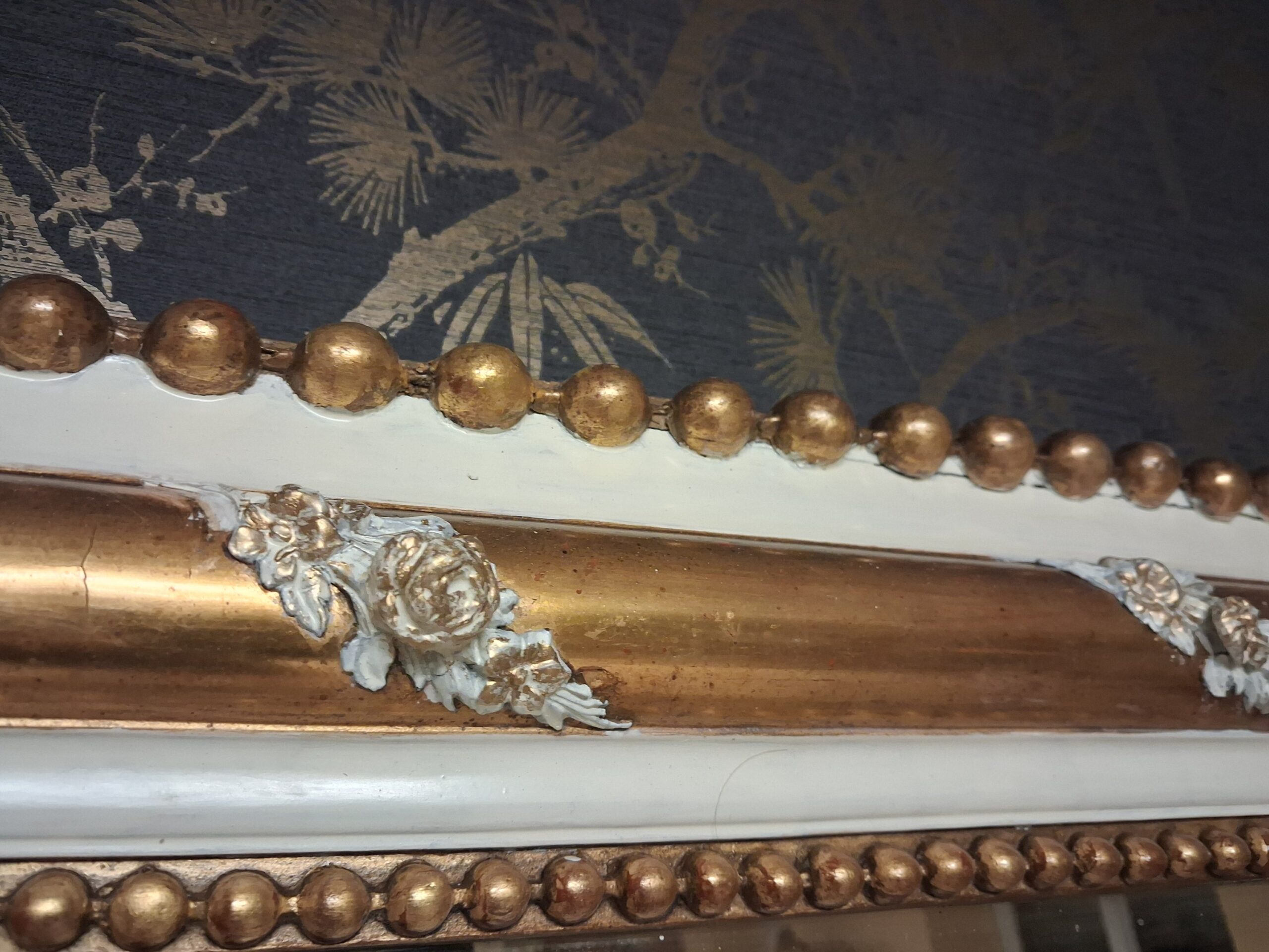 Miroir époque louis Philippe 186 x 145 – Image 2