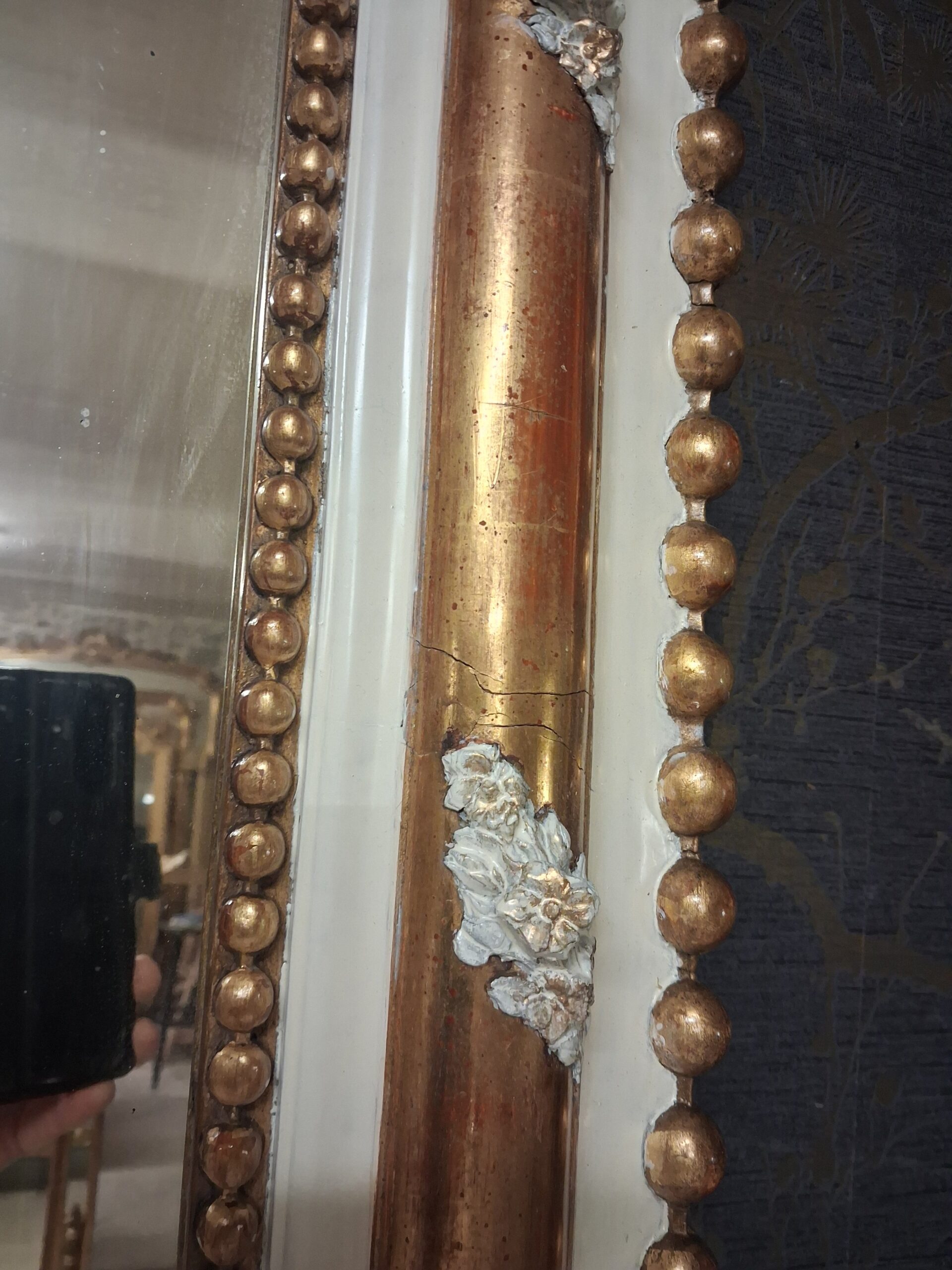 Miroir époque louis Philippe 186 x 145 – Image 7