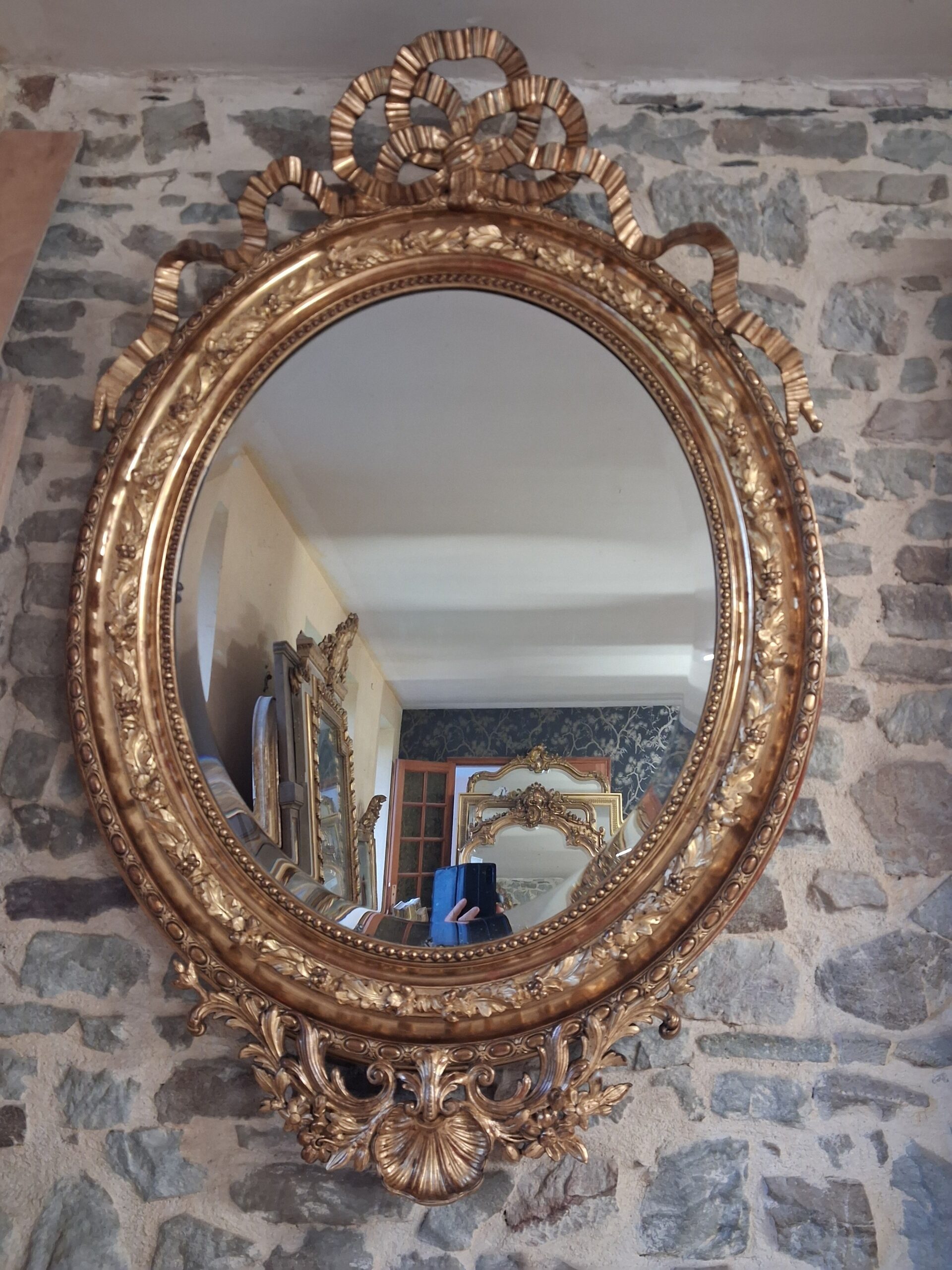 Miroir Oval XIX 146 x 100 – Image 2