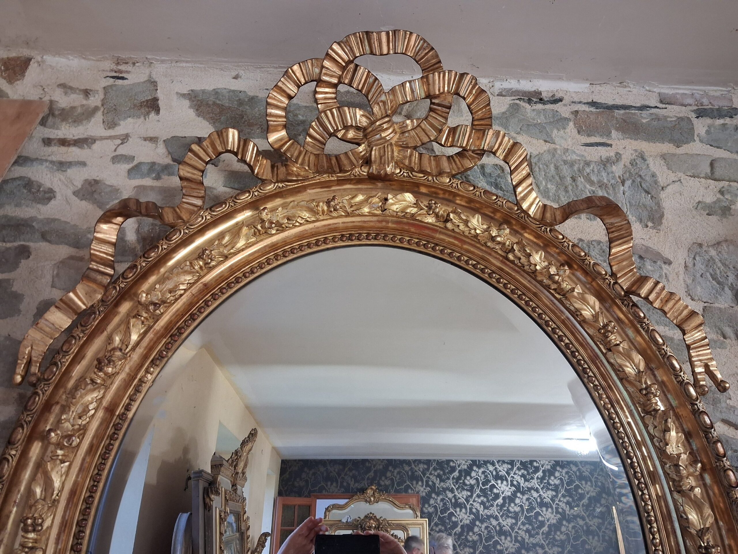 Miroir Oval XIX 146 x 100 – Image 5