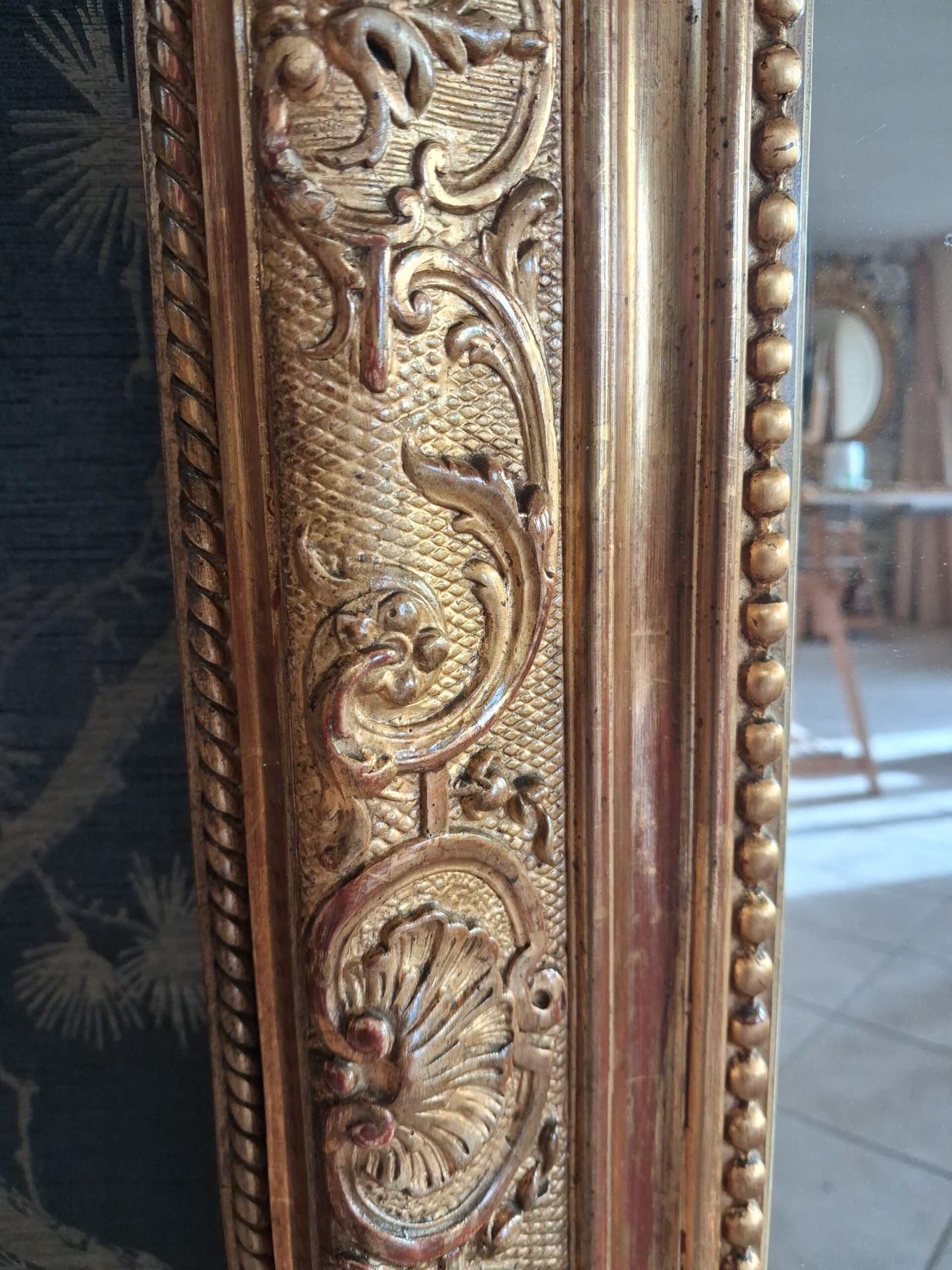 Miroir XIX style Louis XV 181 x 115 – Image 10