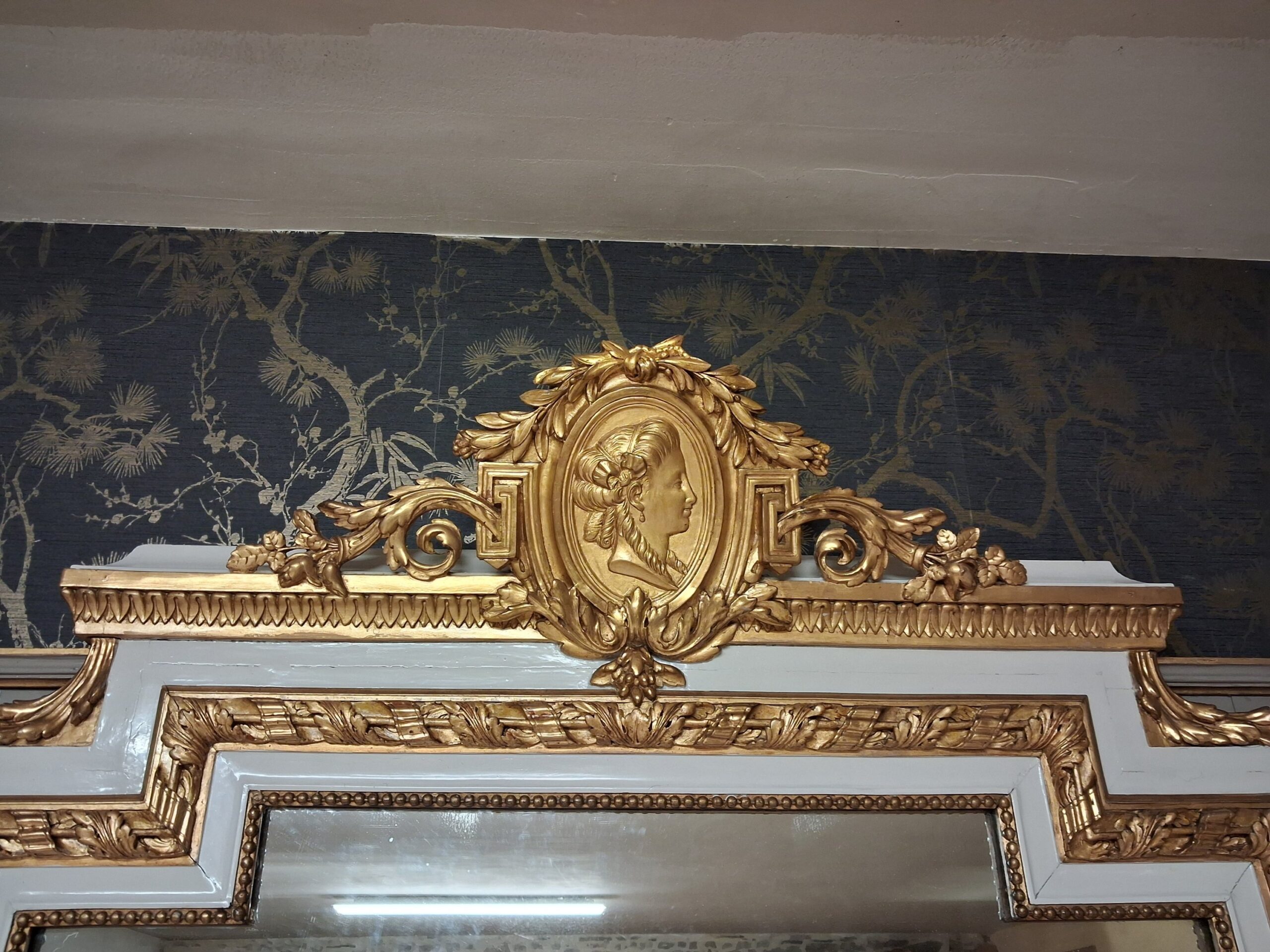 Miroir/ trumeau XIX 216 x 141 – Image 3