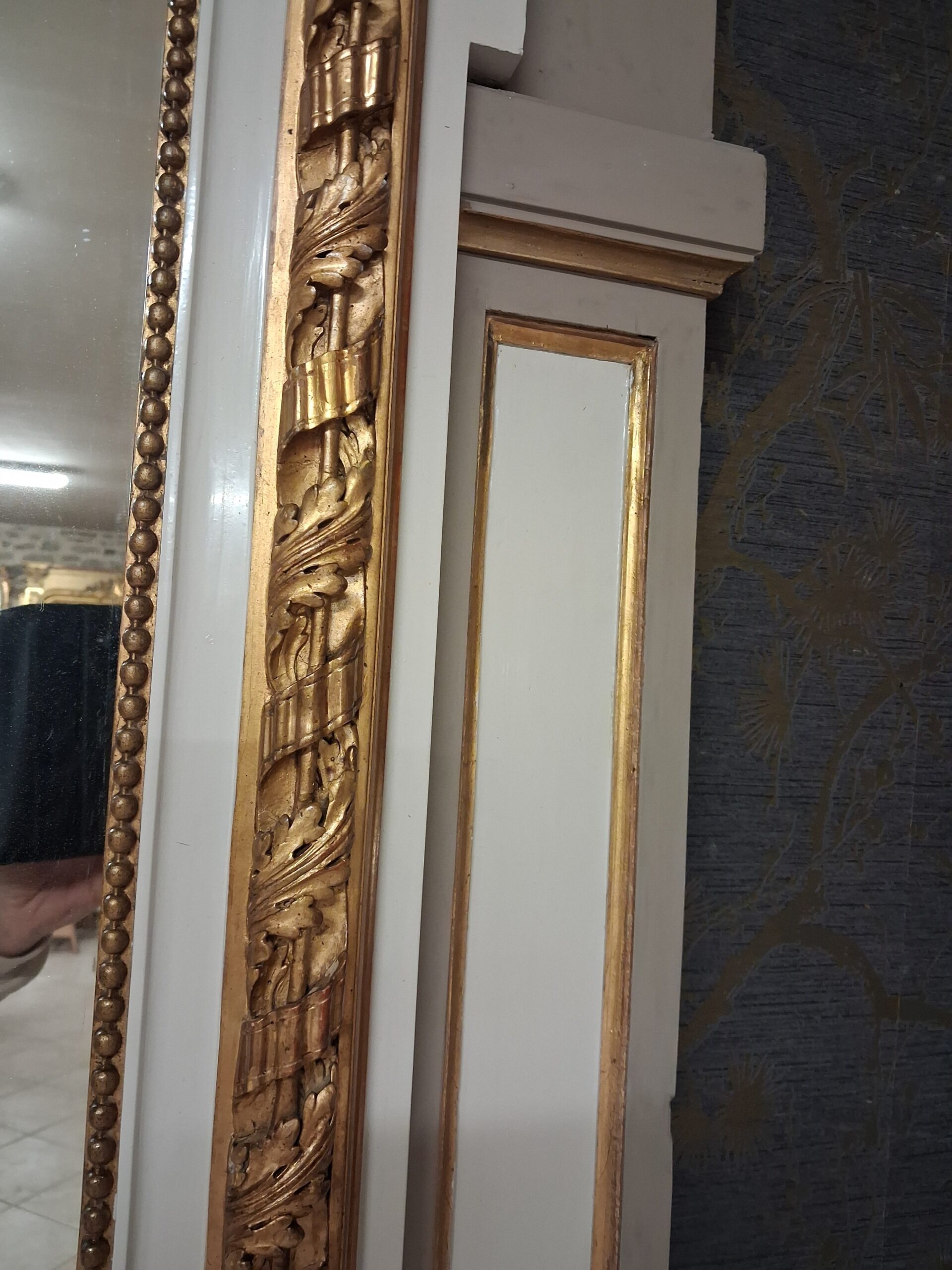 Miroir/ trumeau XIX 216 x 141 – Image 6