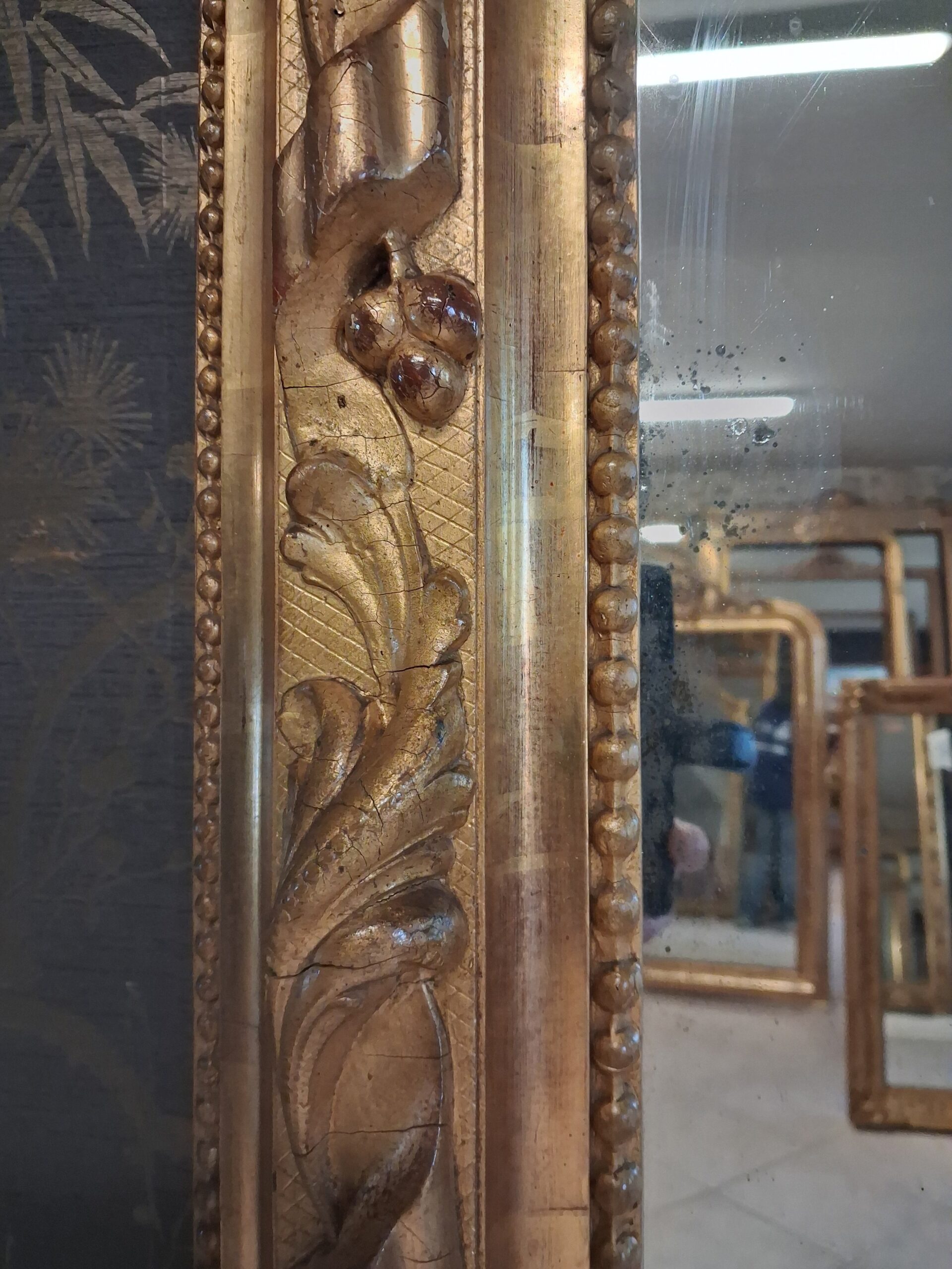Miroir époque XIX 2m x 1m20 – Image 11