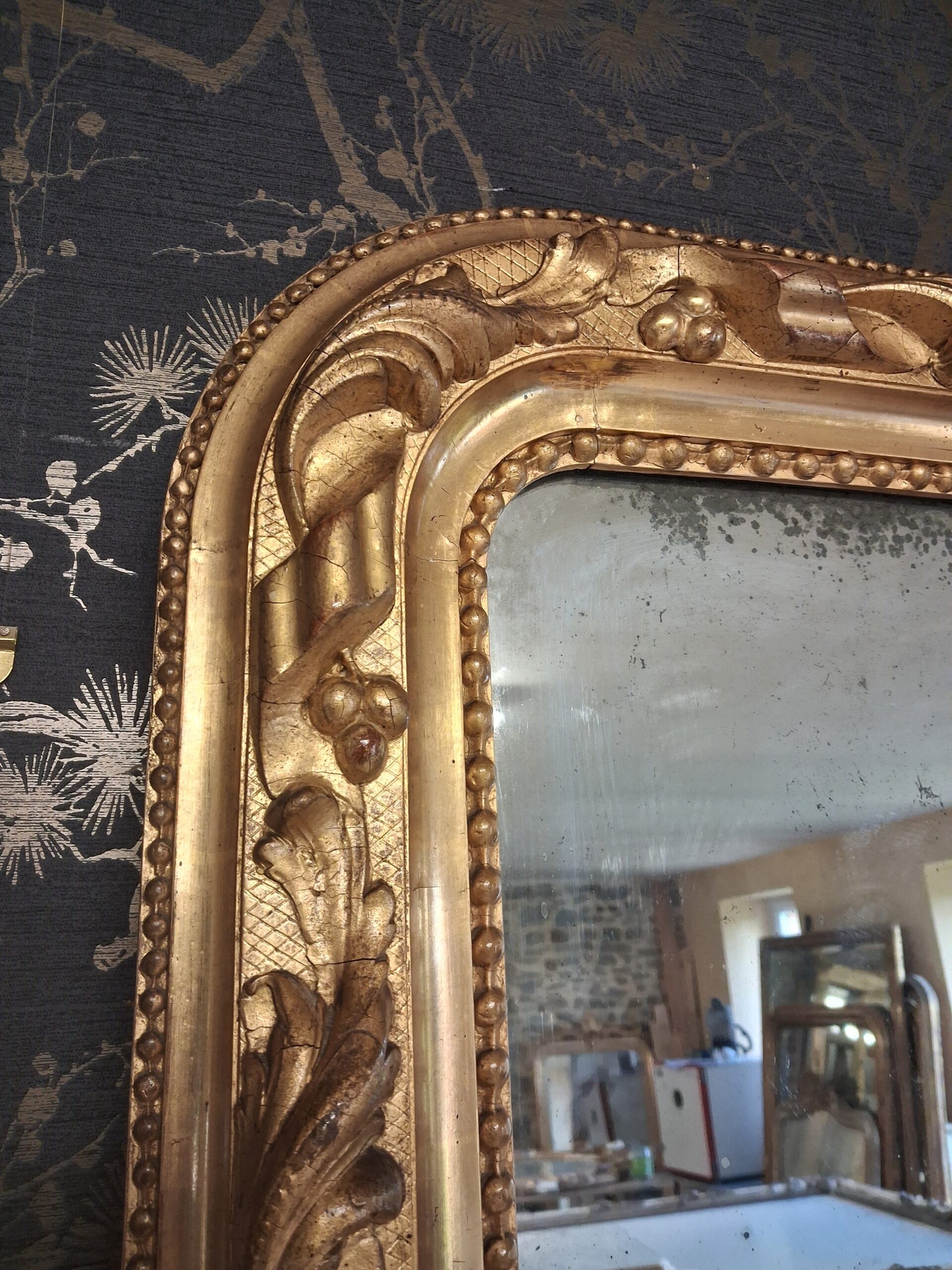 Miroir époque XIX 2m x 1m20 – Image 10