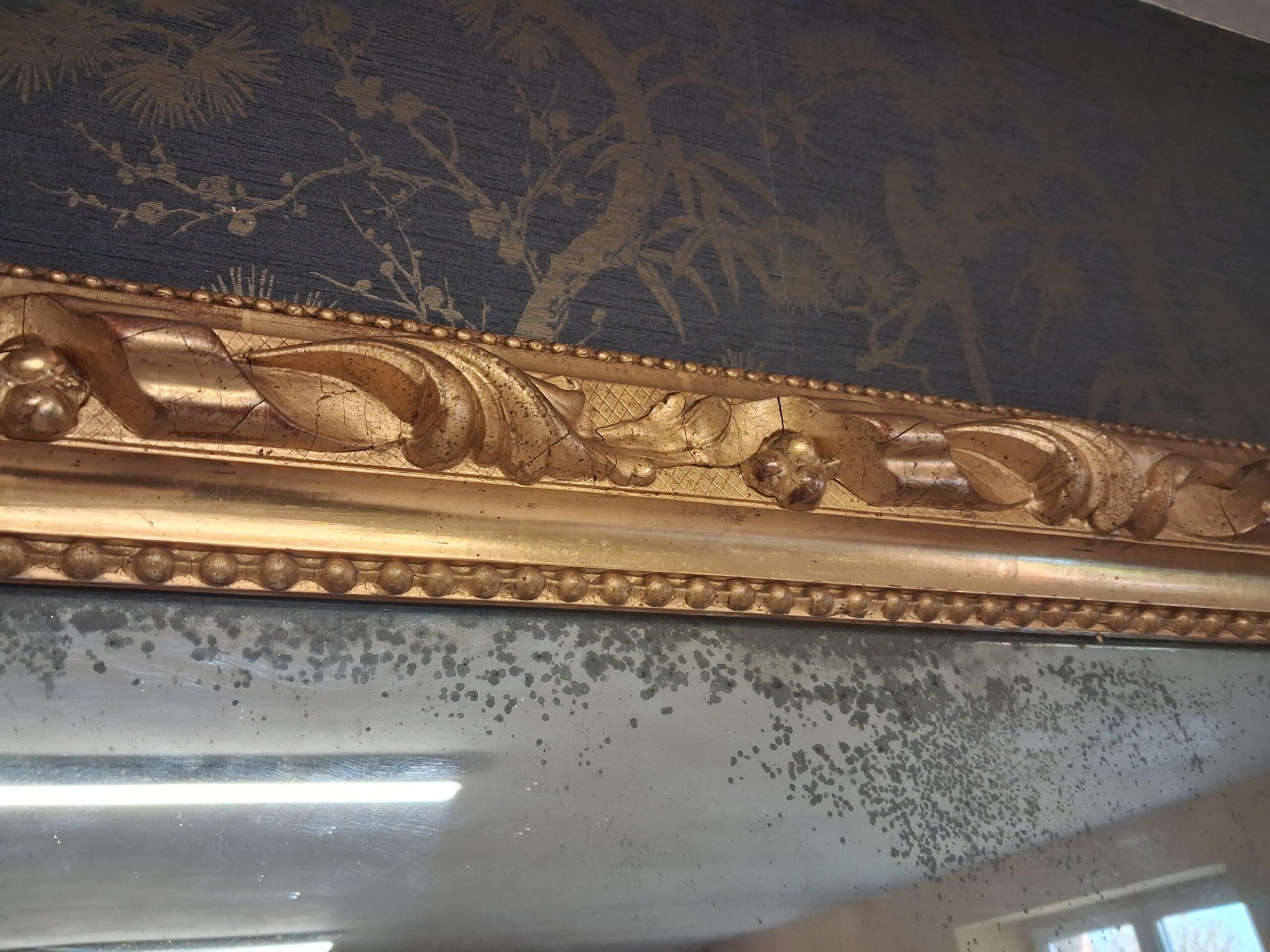 Miroir époque XIX 2m x 1m20 – Image 2