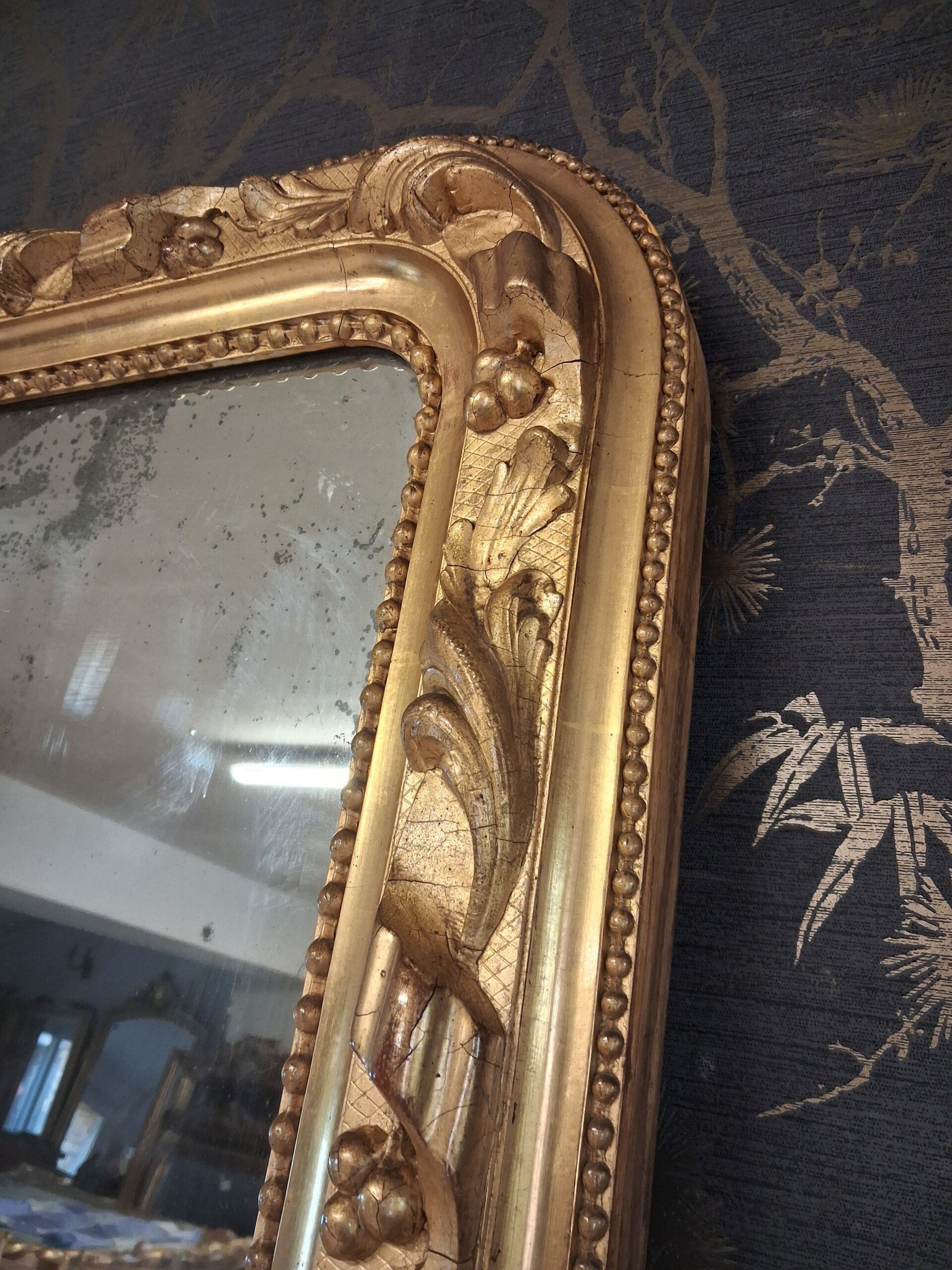 Miroir époque XIX 2m x 1m20 – Image 7