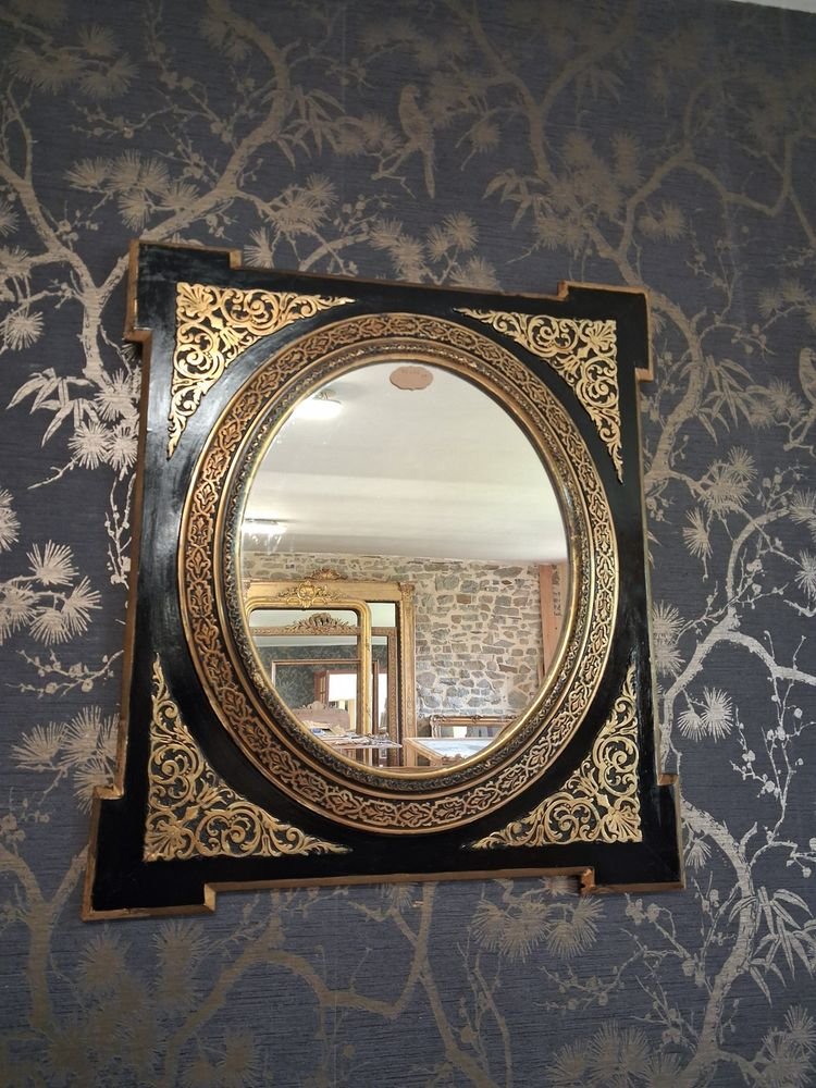 Miroir Napoléon III 70 x 62 – Image 2