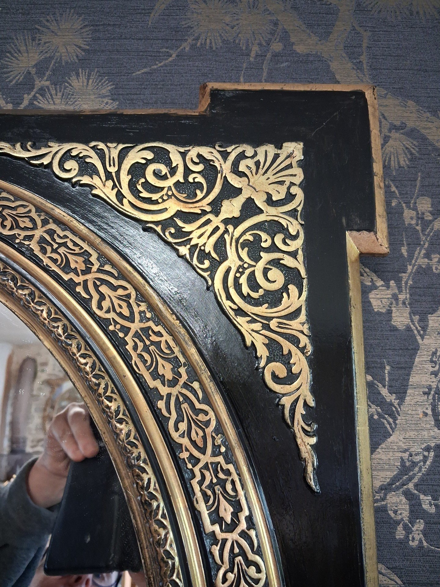 Miroir Napoléon III 70 x 62 – Image 8