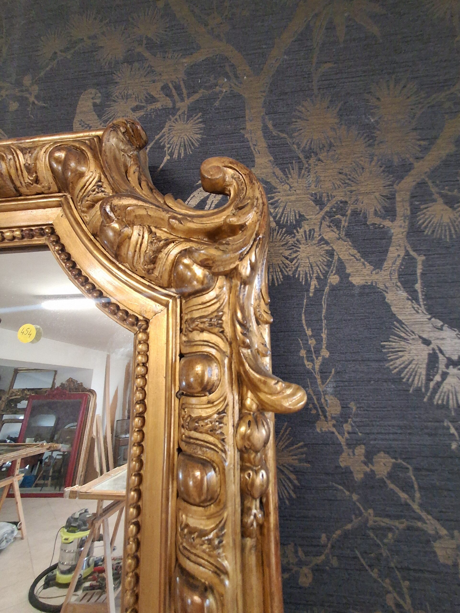 Miroir époque XIX 189 x 121 /123 – Image 8