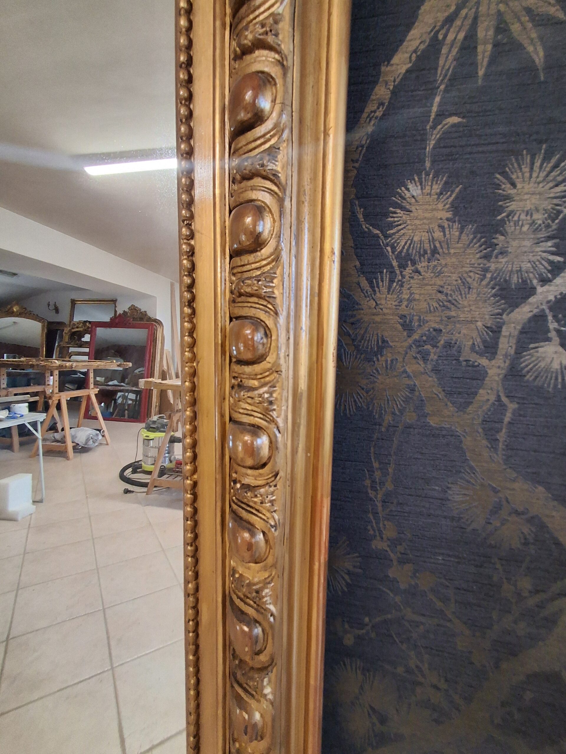 Miroir époque XIX 189 x 121 /123 – Image 12