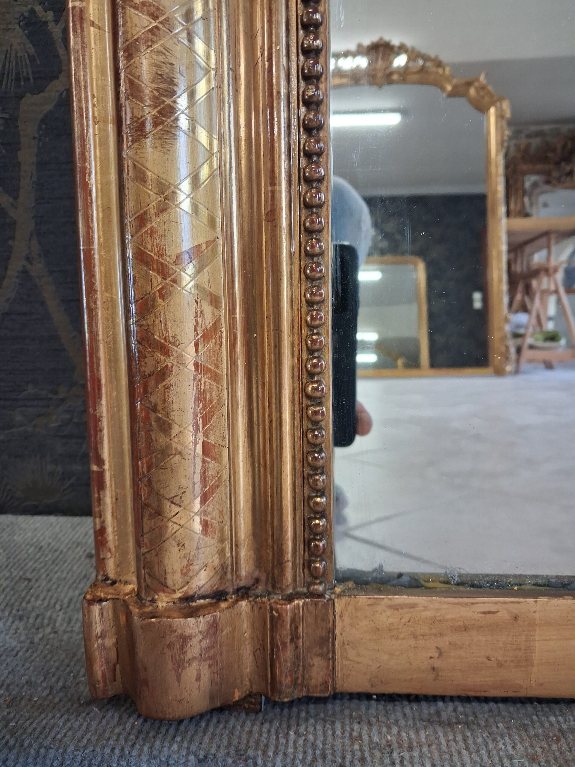 Miroir louis Philippe 167 x 107 – Image 10