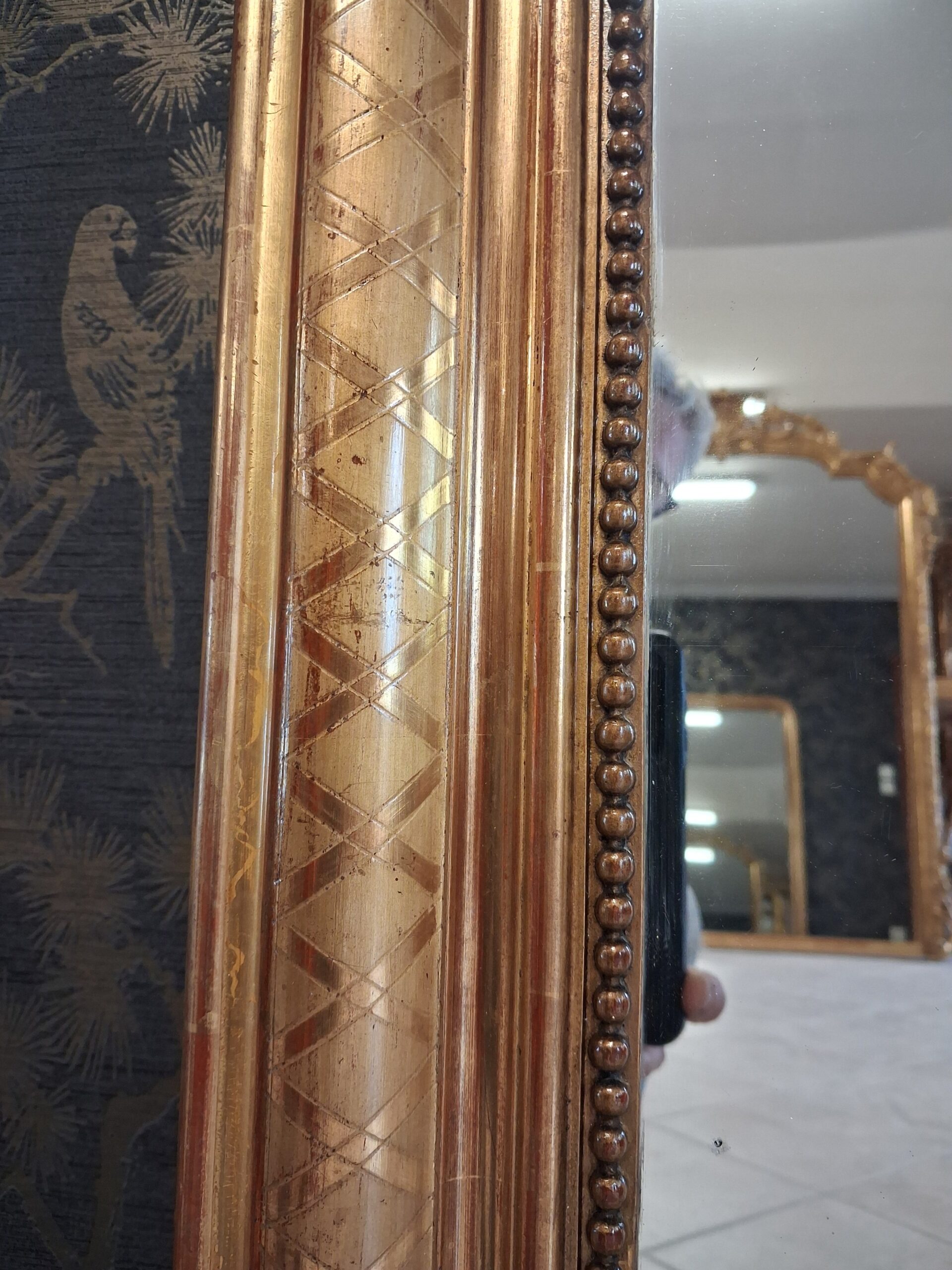 Miroir louis Philippe 167 x 107 – Image 2