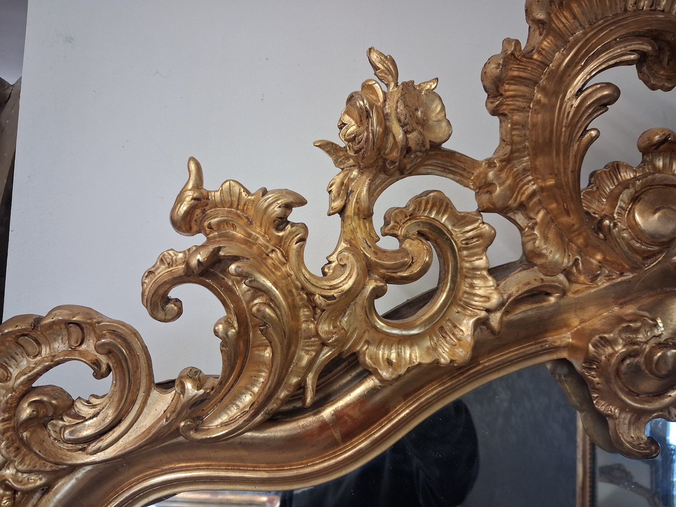 Miroir époque XIX 170 x 94 – Image 4