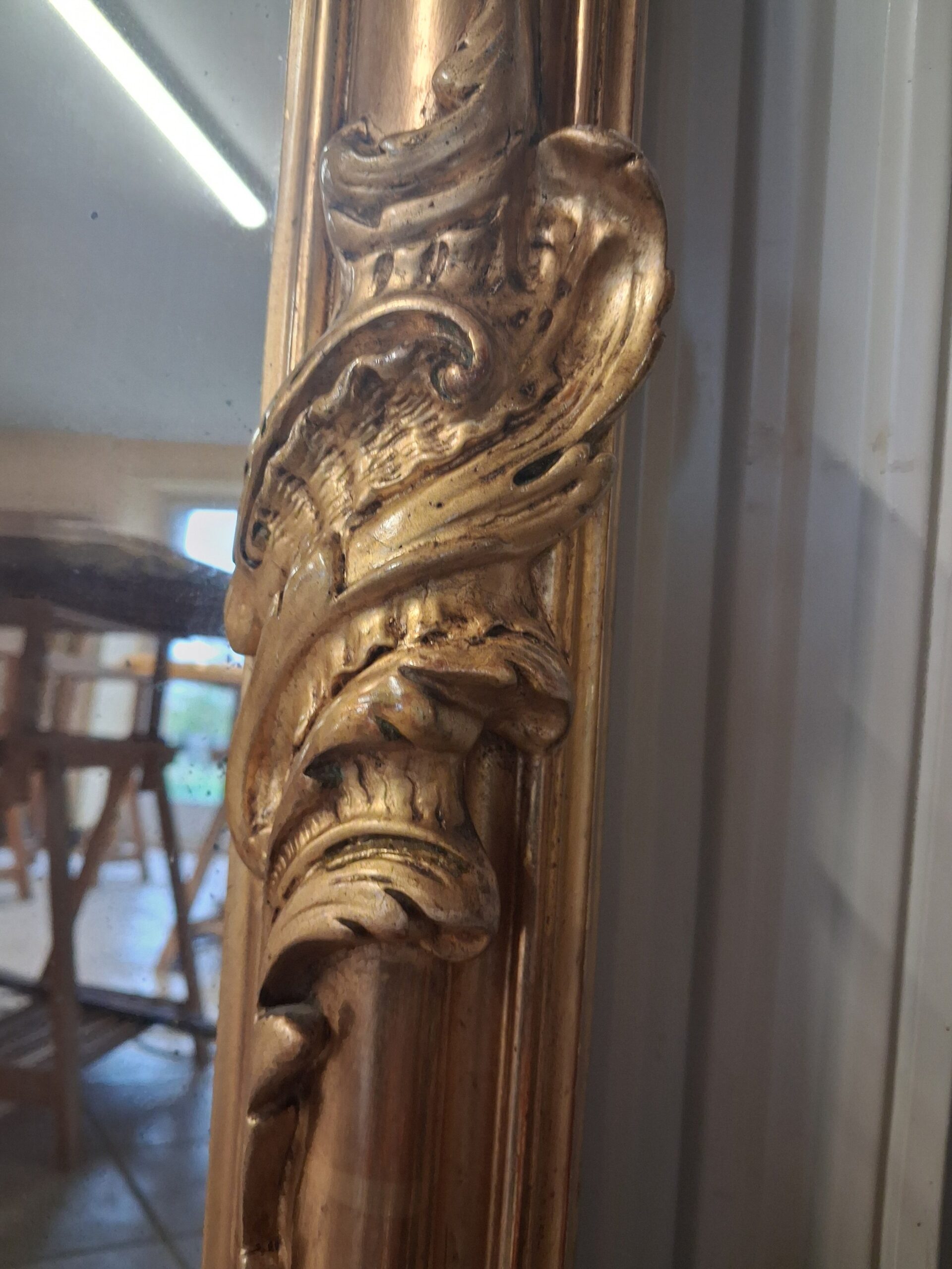 Miroir époque XIX 170 x 94 – Image 12