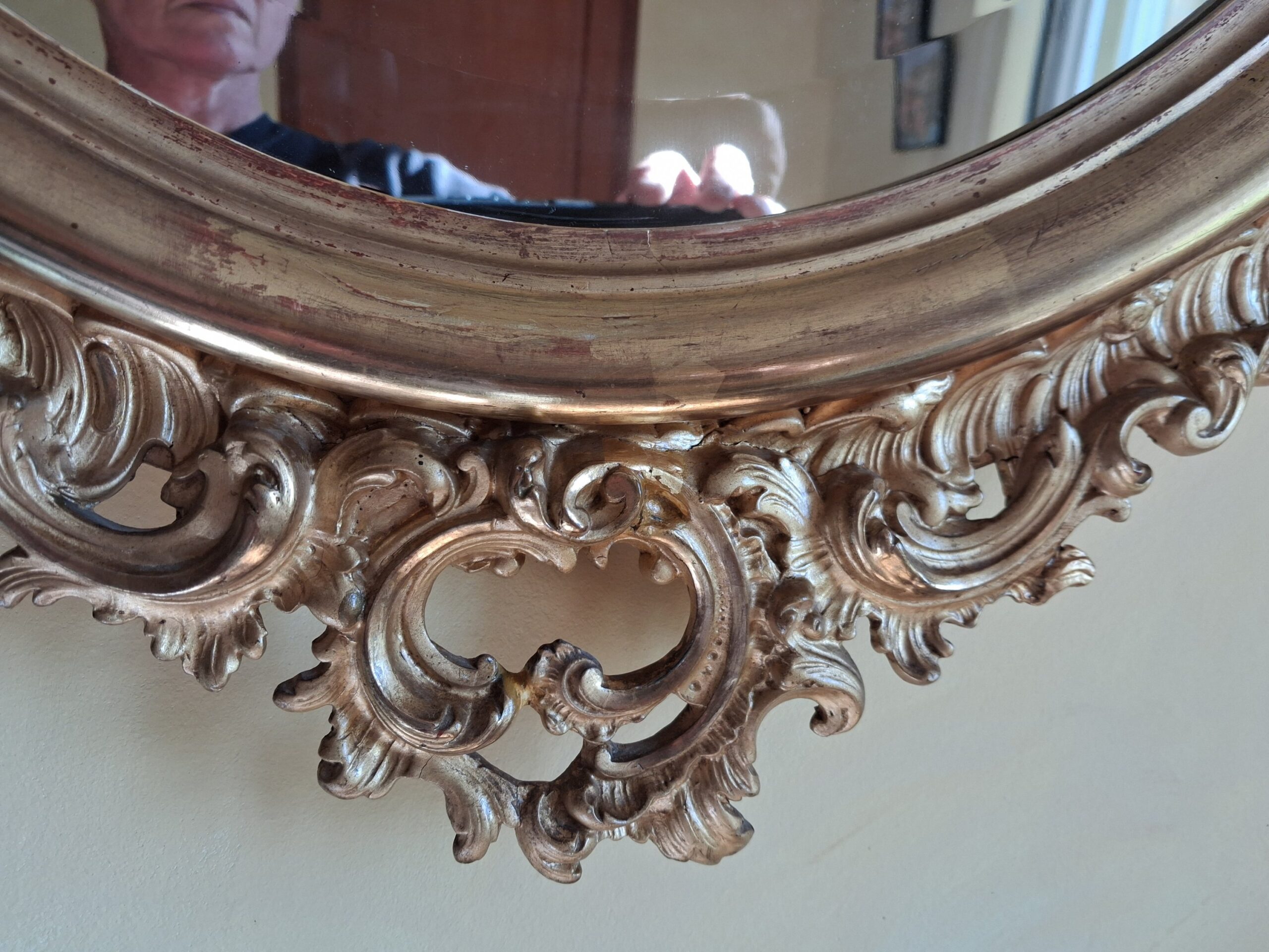 Miroir Oval Napoléon III 1m08 x 70cm – Image 2