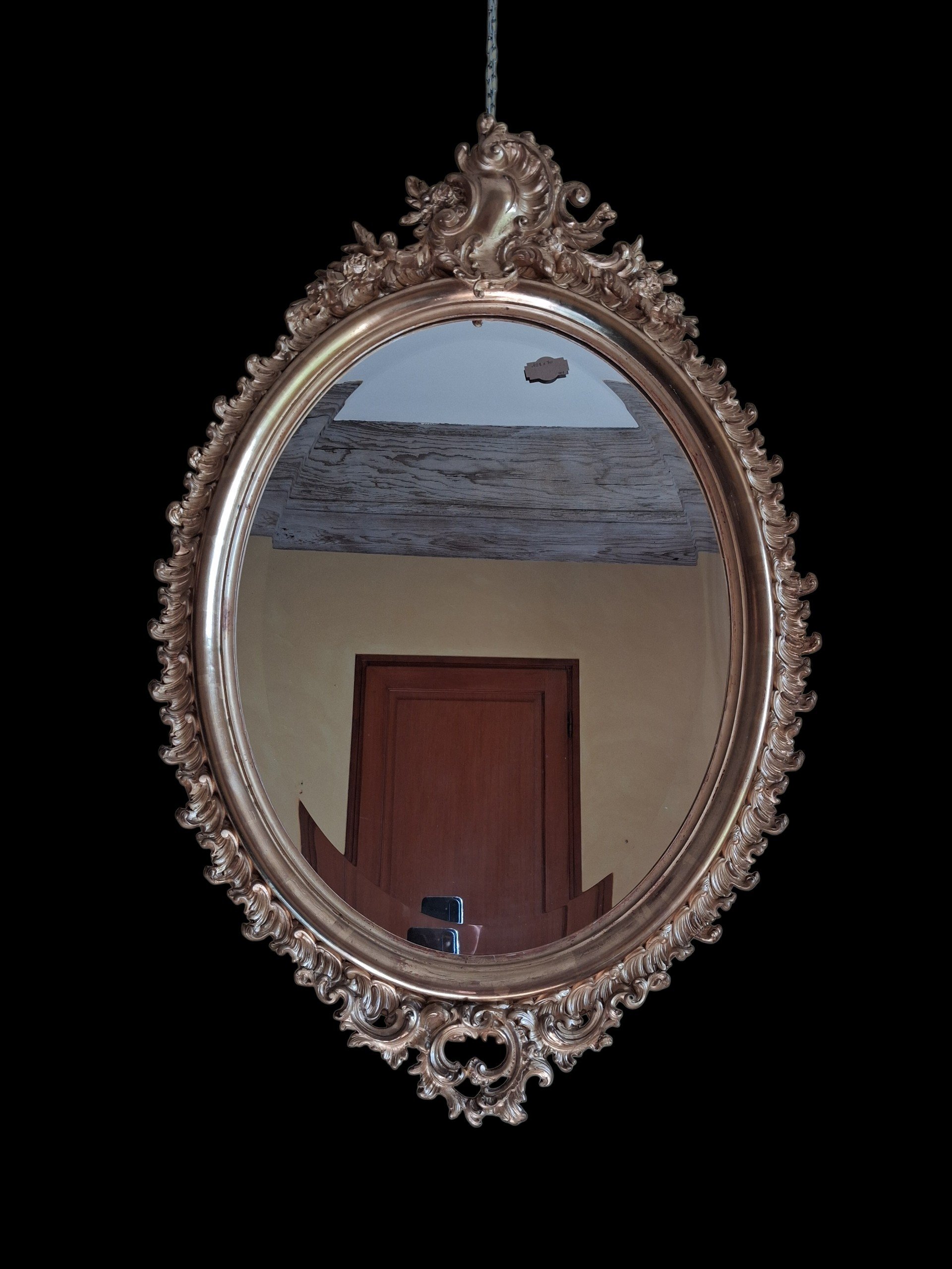 Miroir Oval Napoléon III 1m08 x 70cm